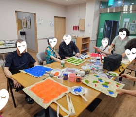 봄날강서요양원/ 인지활동-에코백 꾸미기